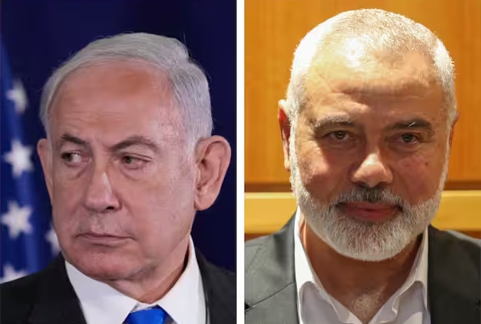 Benjamin Netanyahu and Ismail Haniyeh.jpg